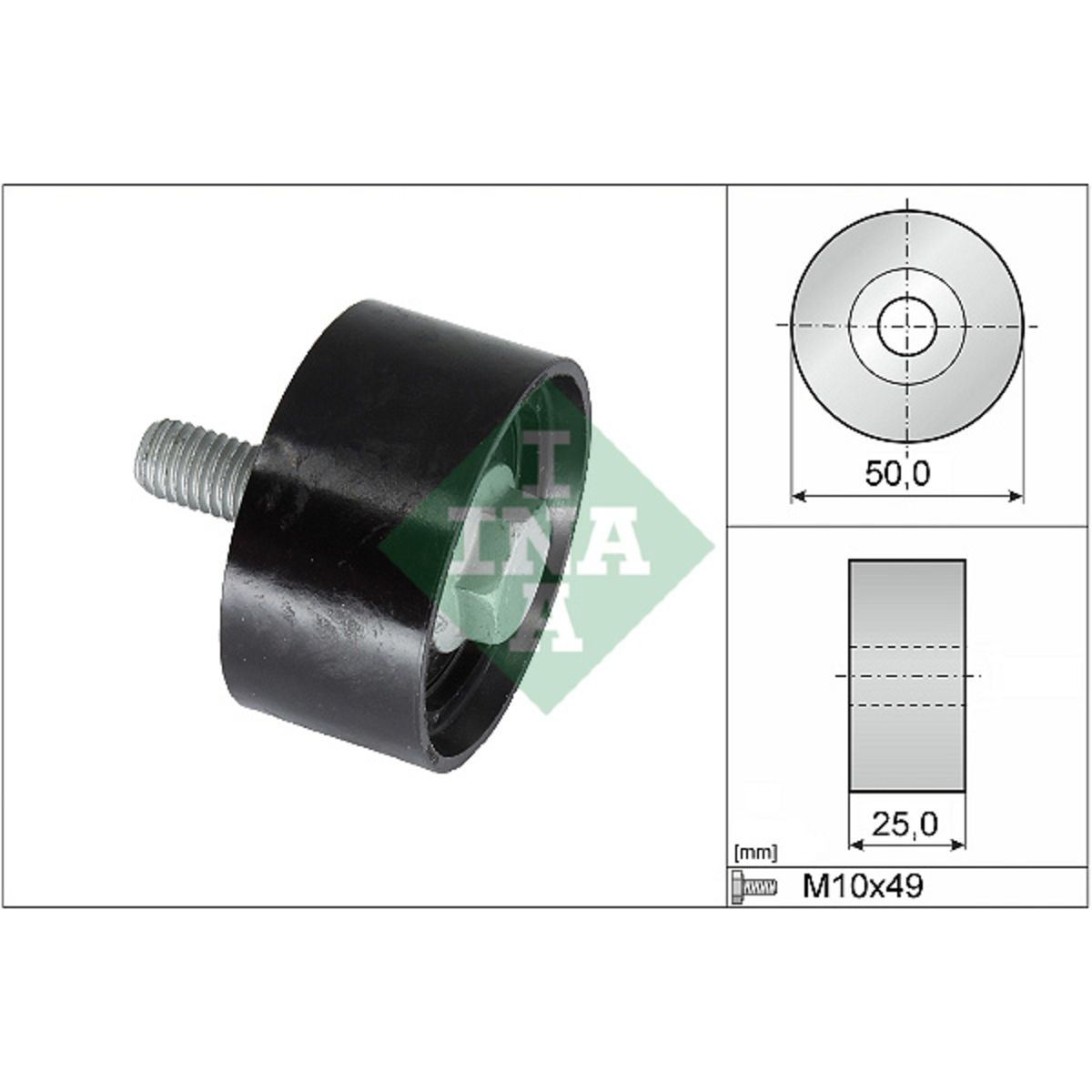 Schaeffler Ina Puleggia Di Rinvio/Guida, Cinghia Di Distribuzione Ina 532 0899 10