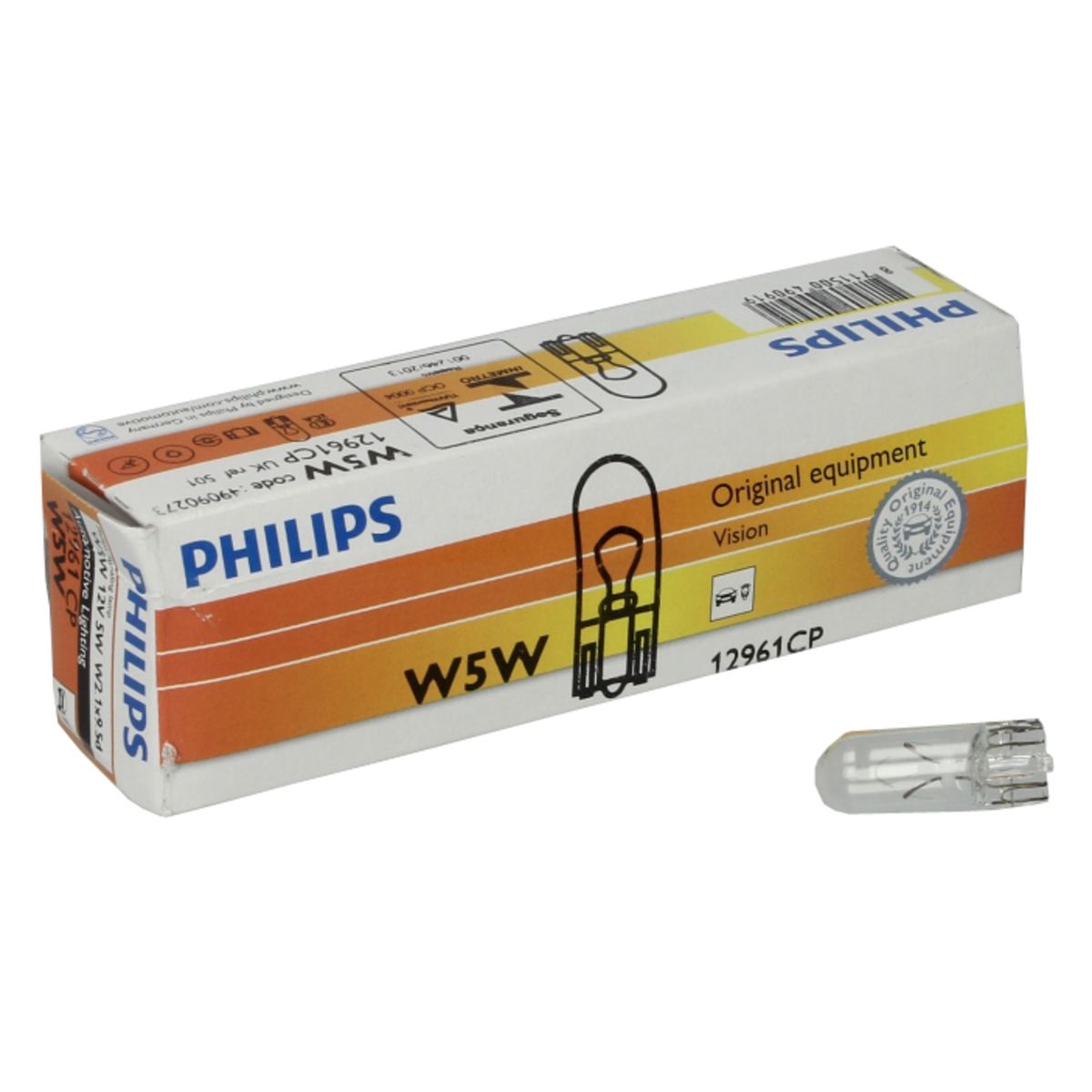 Ampoule secondaire PHILIPS W5W 12V, 5W