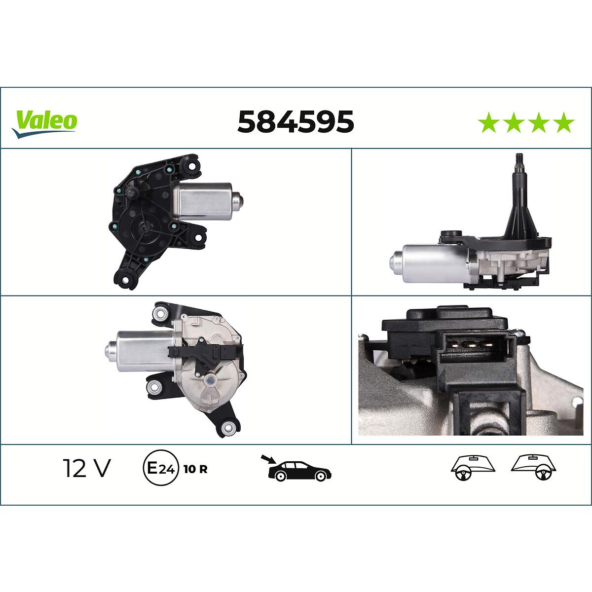 Wischermotor VALEO VAL584595