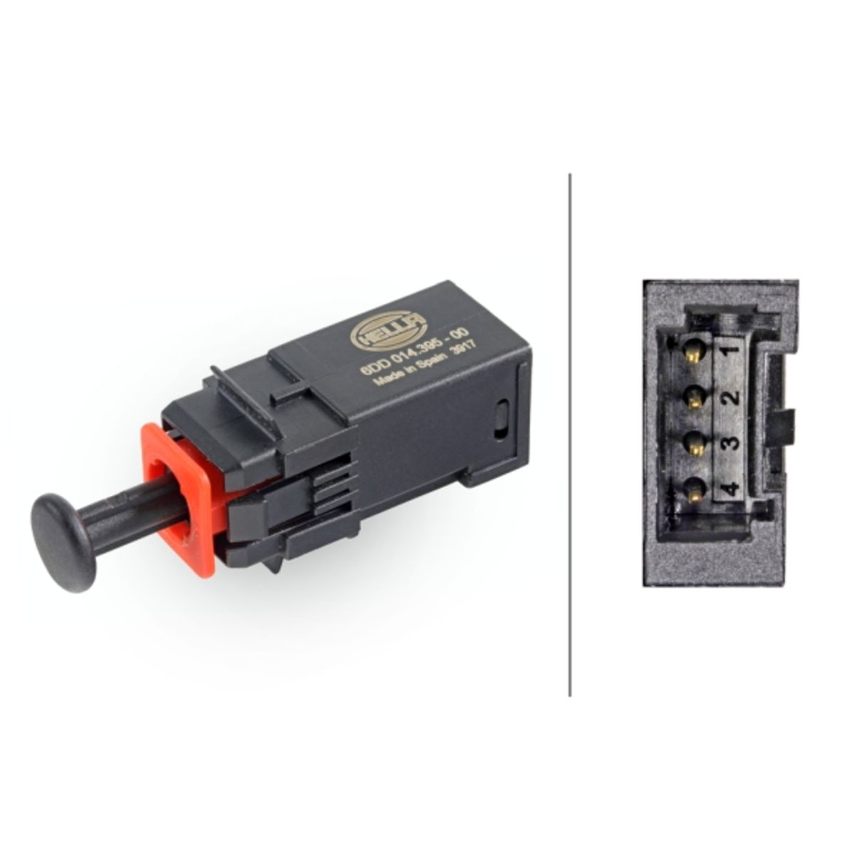 Interruttore della luce freno HELLA 6DD 014 395-001