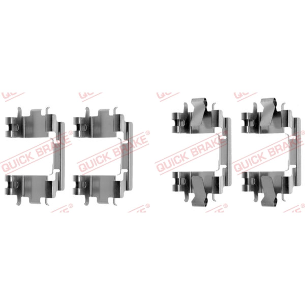 Quick Brake Toebehorenset, schijfremblok  109-1257