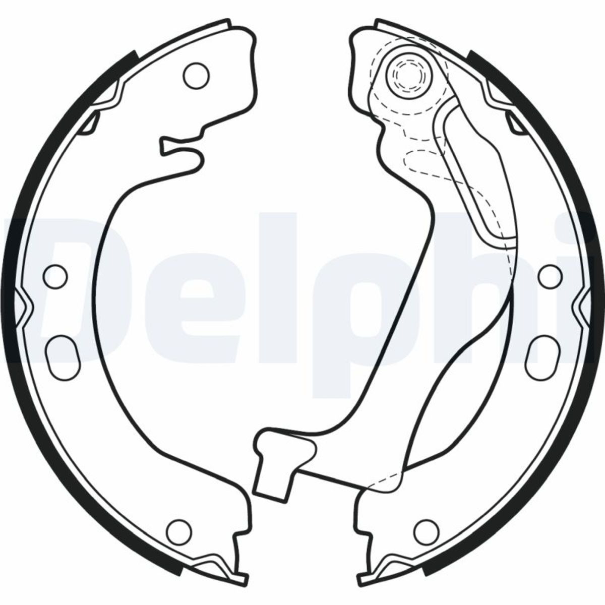 Delphi Bremsbackensatz, Feststellbremse Ls2003