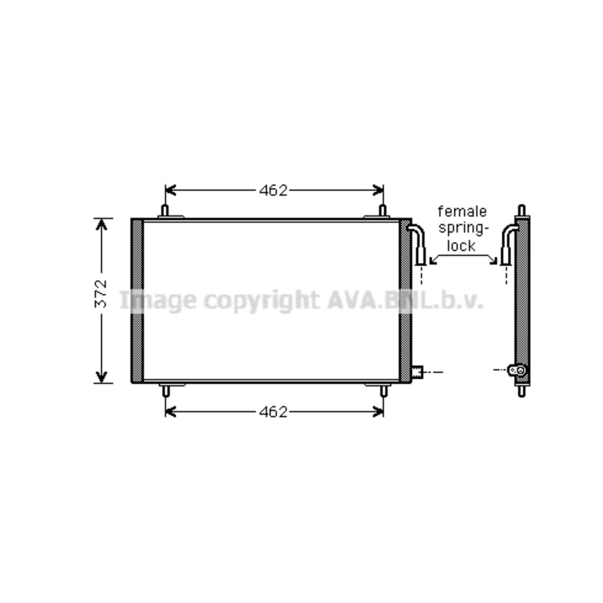 Image of Condensator, airconditioning