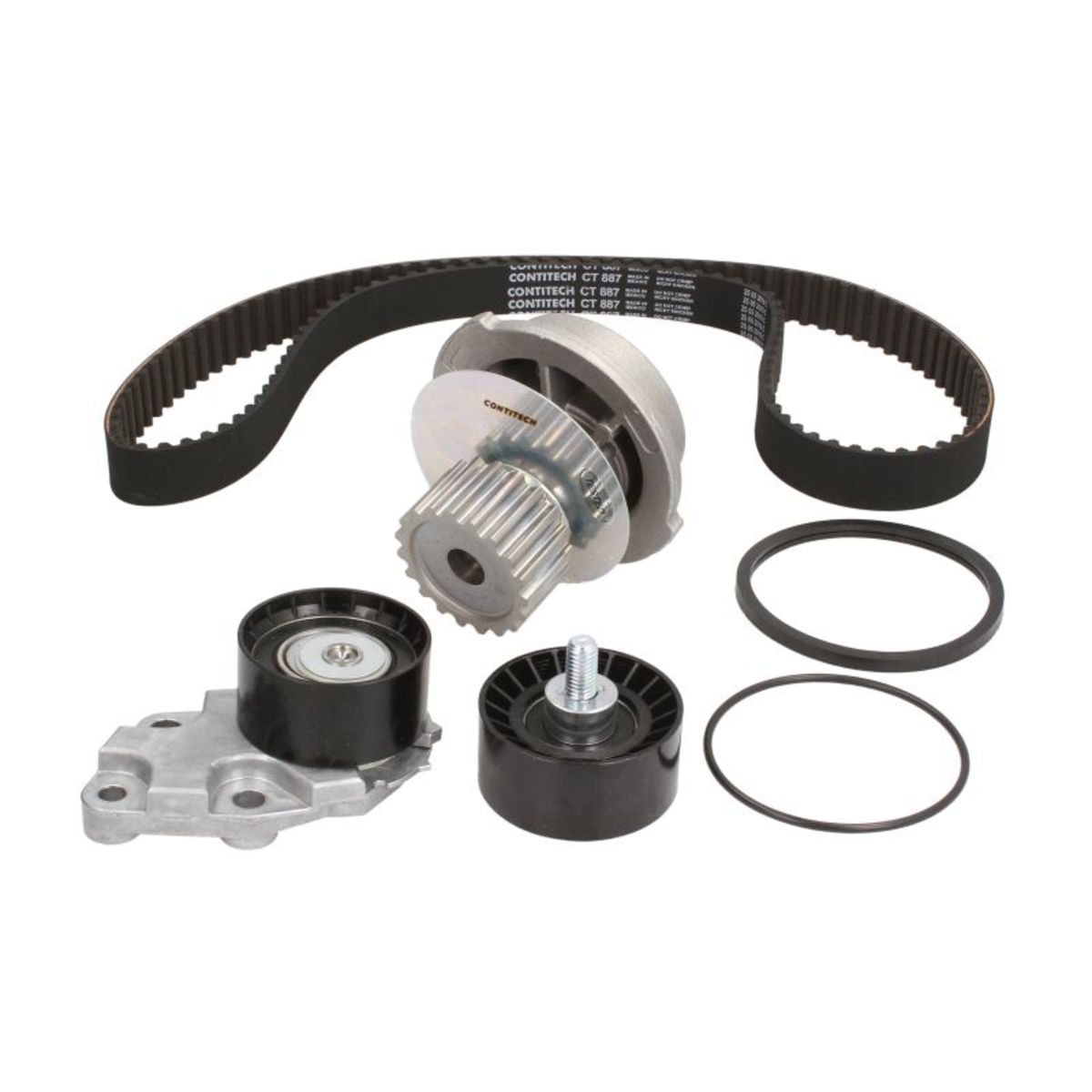 Image of Waterpomp+distributieriem set CONTINENTAL