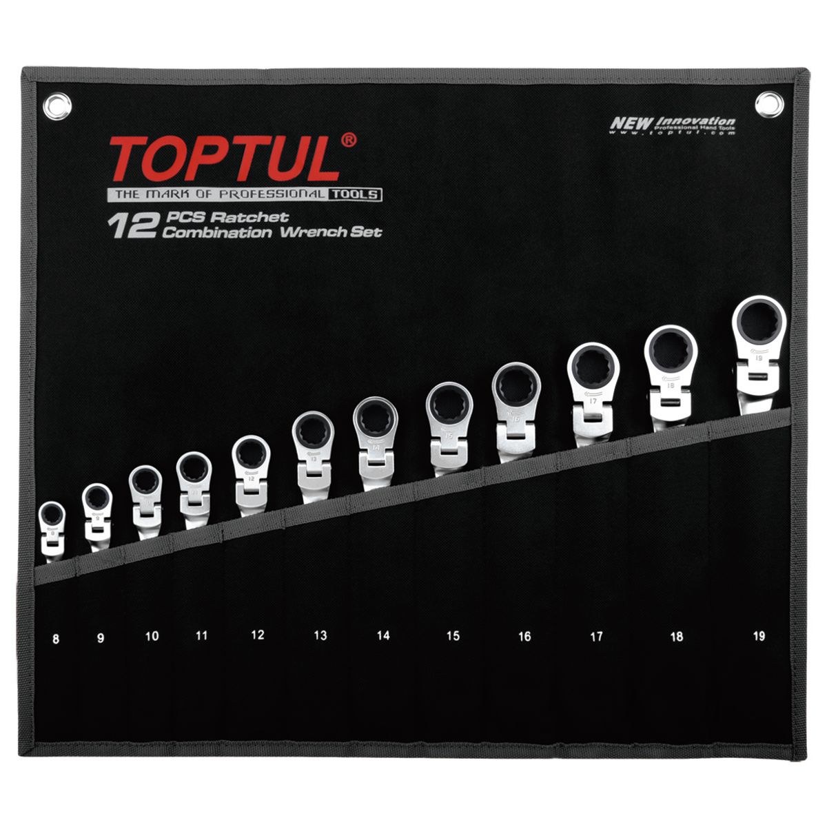 Maul-Ringschlüsselsatz TOPTUL GPAQ1204