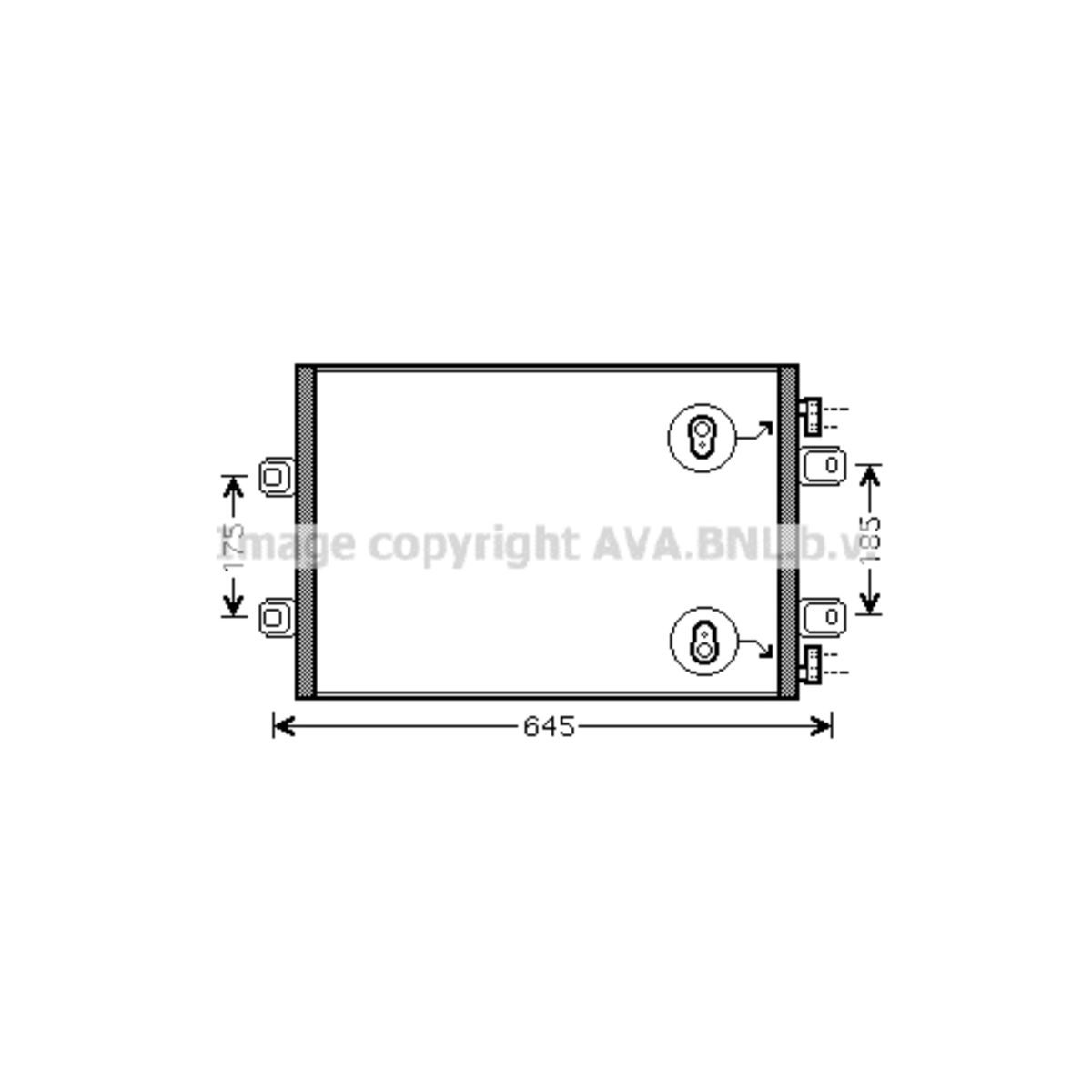Image of Condensator, airconditioning   AVA