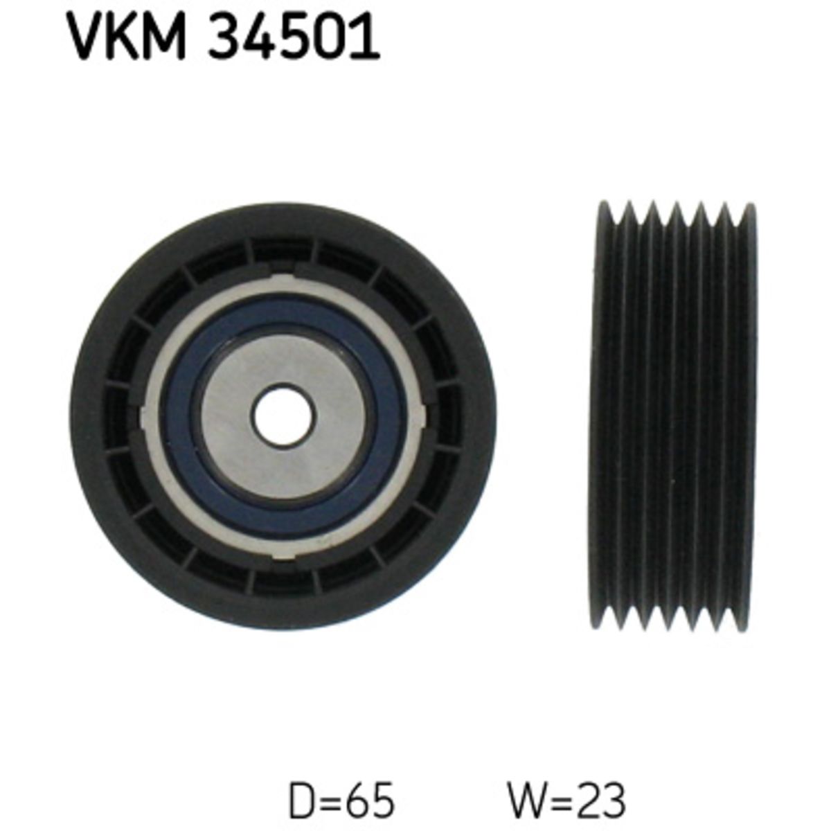 Image of Rondsel/geleiderpoelie, V-riem