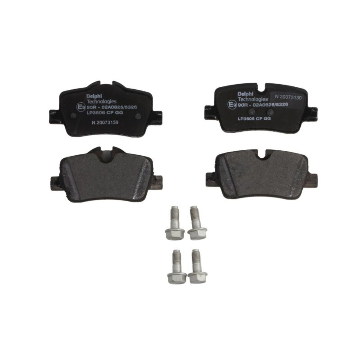Delphi Set Di Pastiglie Freno Lp3606, Posteriore