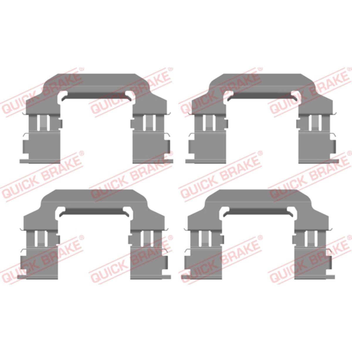 Quick Brake Zubehörsatz, Scheibenbremsbelag 109-0138
