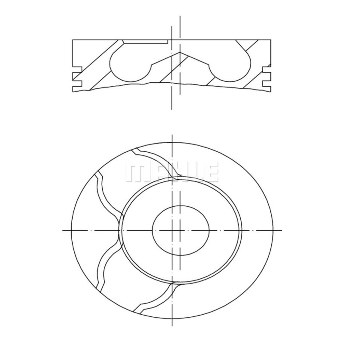 Mahle Pistone 021 Pi 00122 000