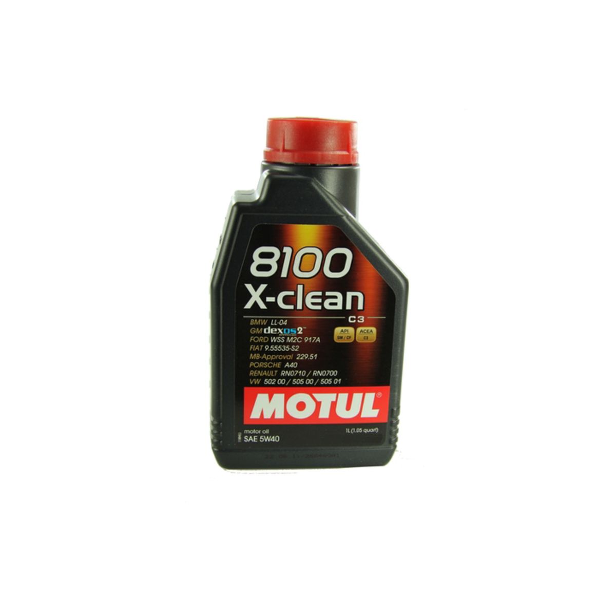 Huile moteur MOTUL 8100 X-Clean 5W40 C3 1L