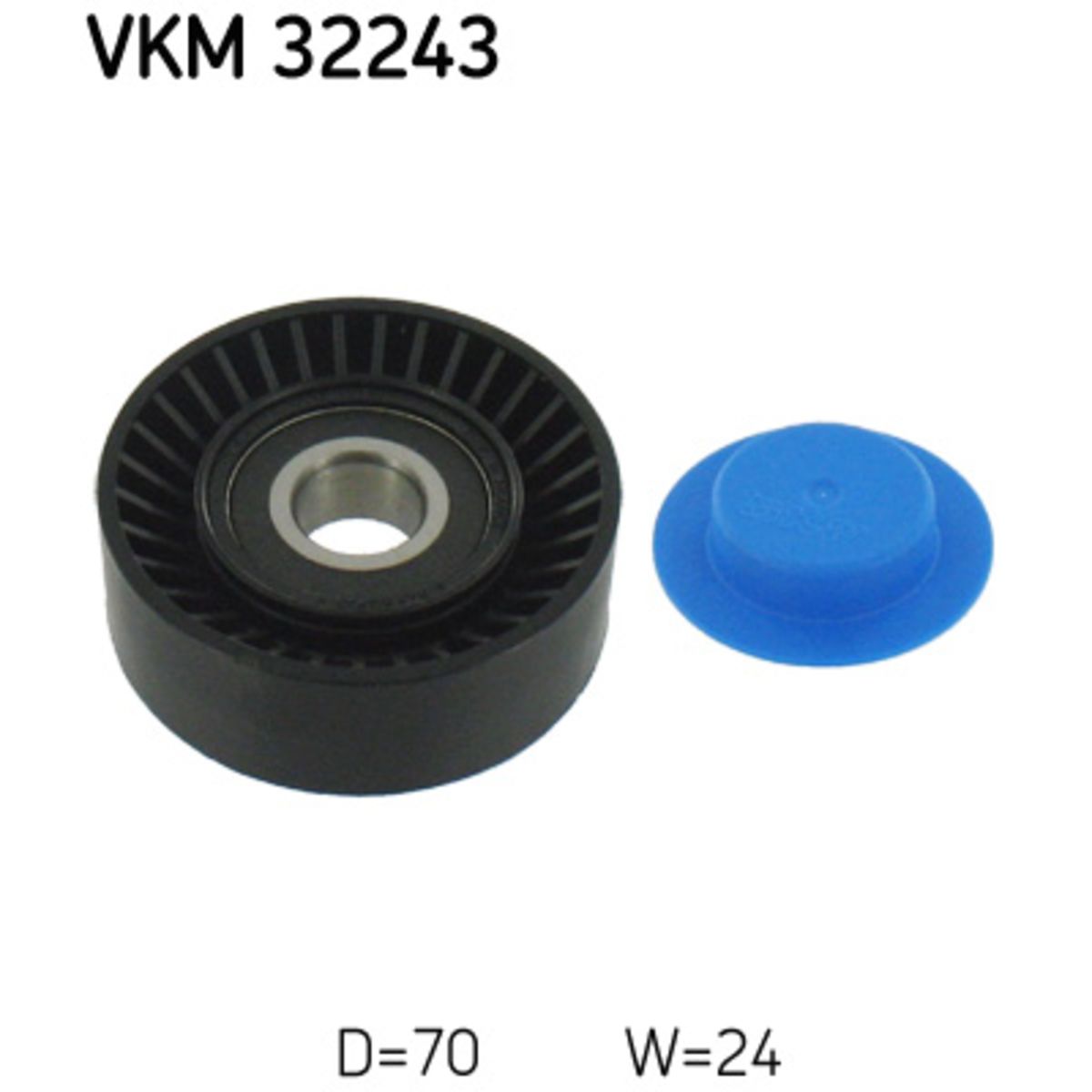 Image of Rondsel/geleiderpoelie, V-riem