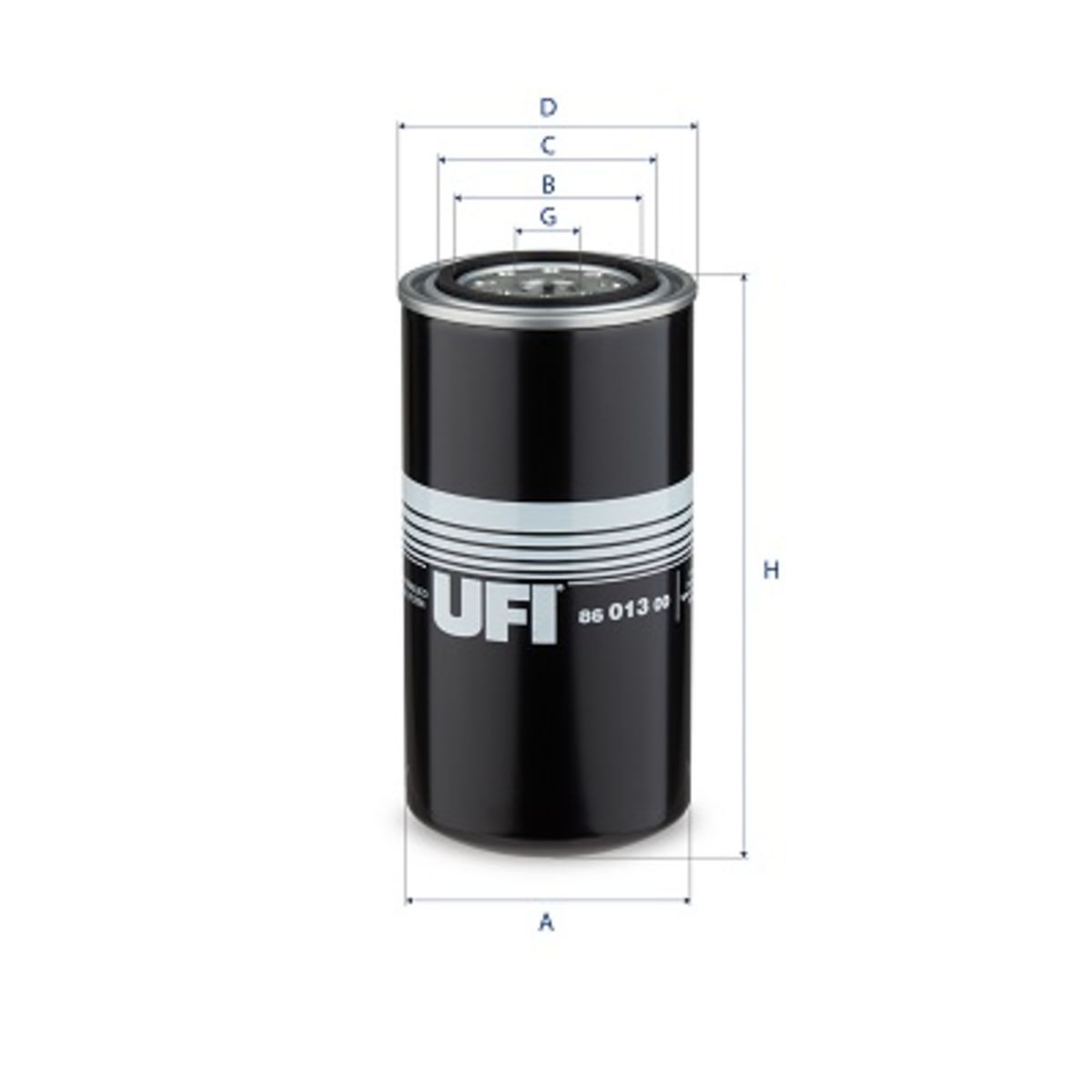 Ufi Filter, Arbeitshydraulik Größe 1 86.013.00