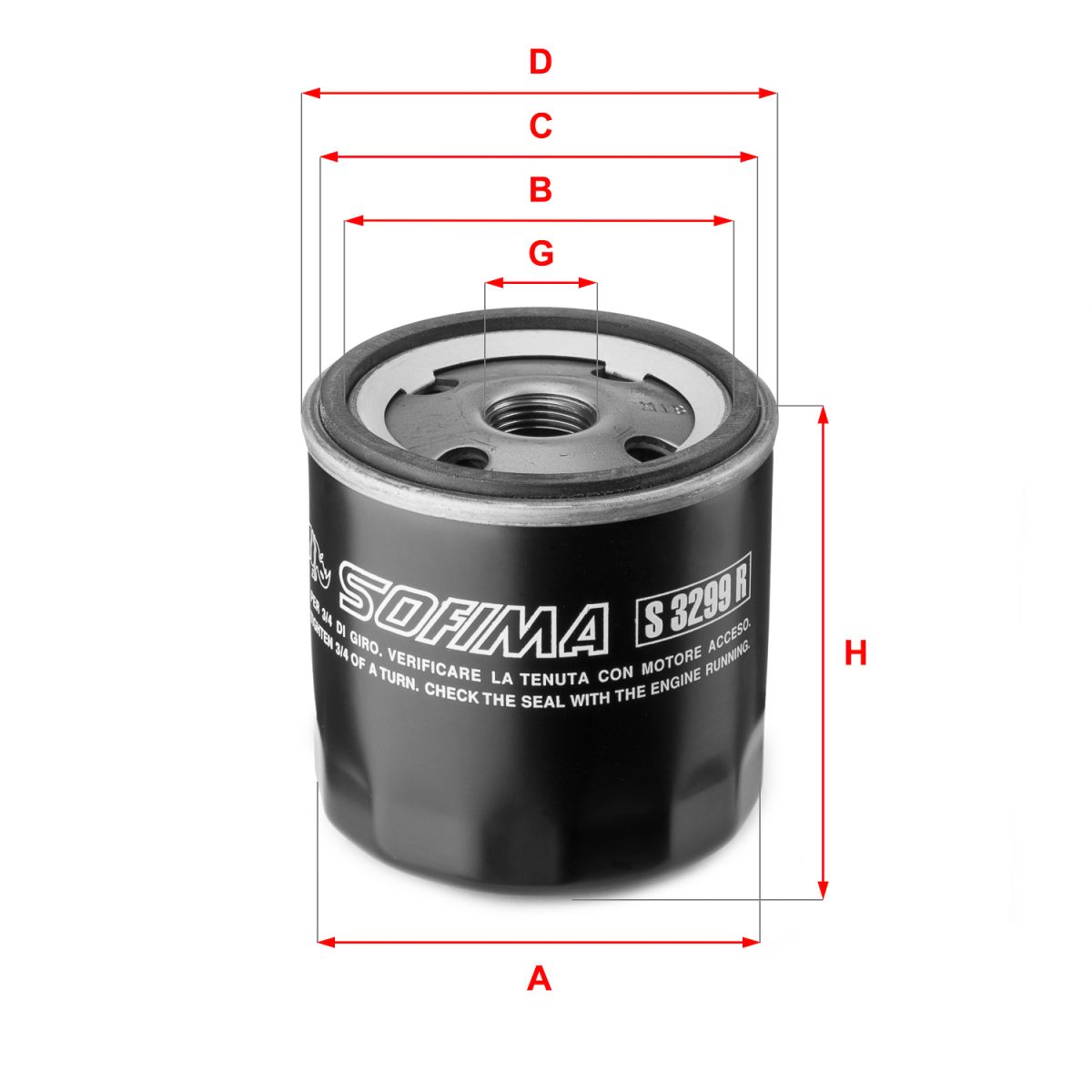 Image of Oliefilter  S3299R