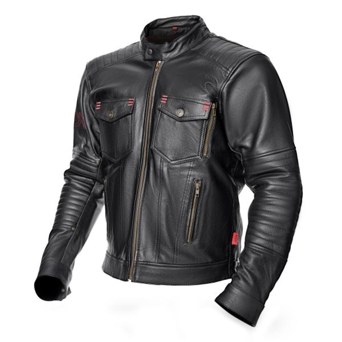 Motorrad Lederjacke ADRENALINE BOSTON PPE Größe 2XS