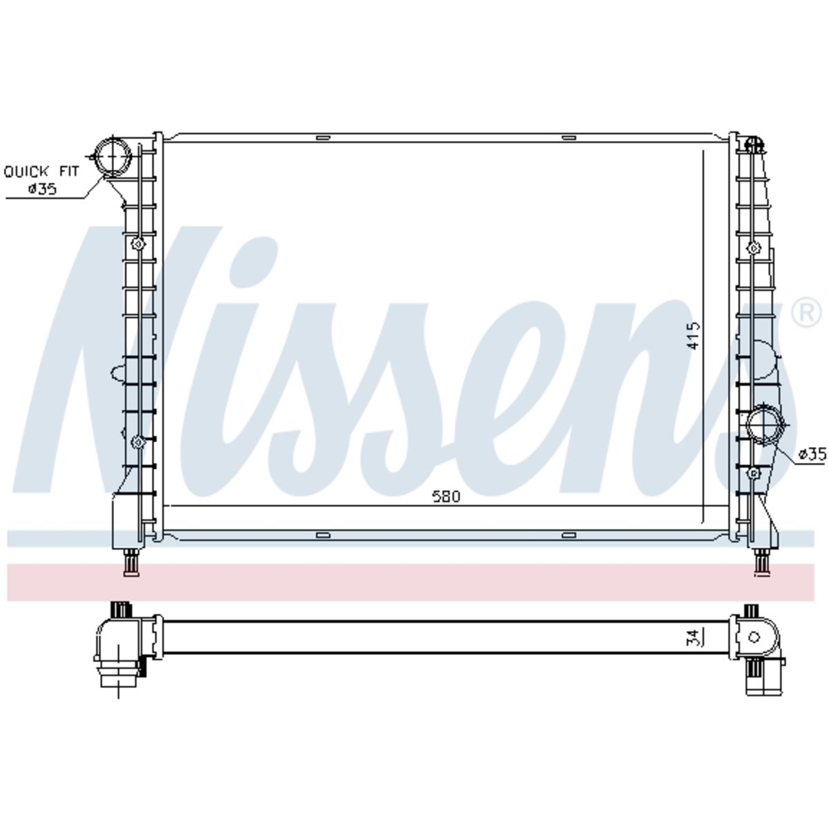 Image of Radiator, motorkoeling