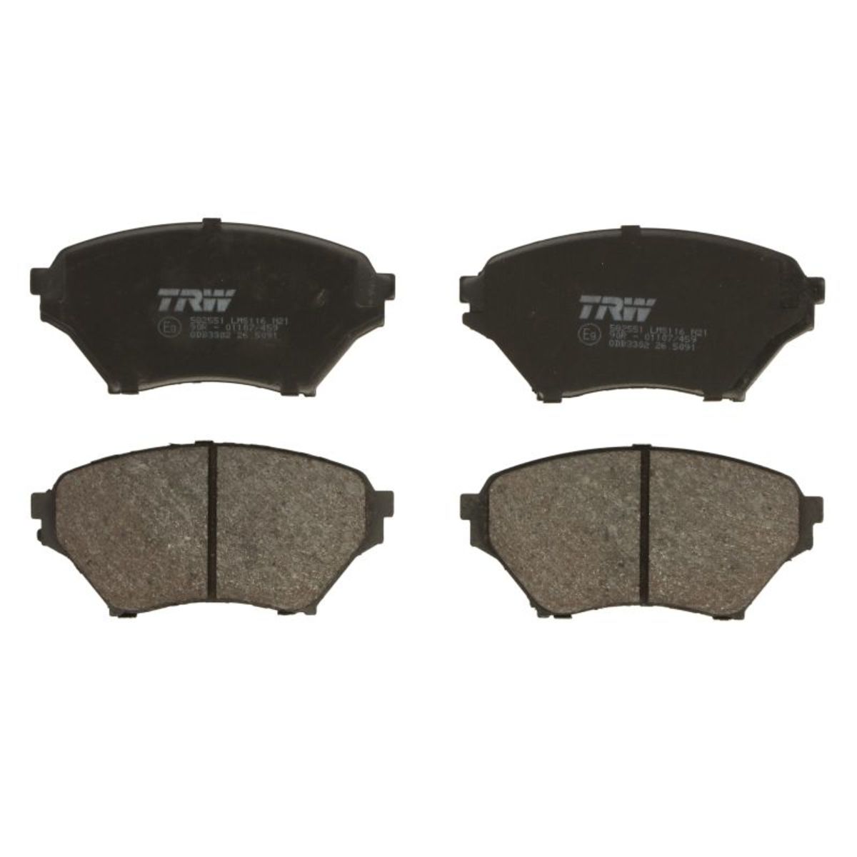 Trw Jeu De Plaquettes De Frein Gdb3302, Avant