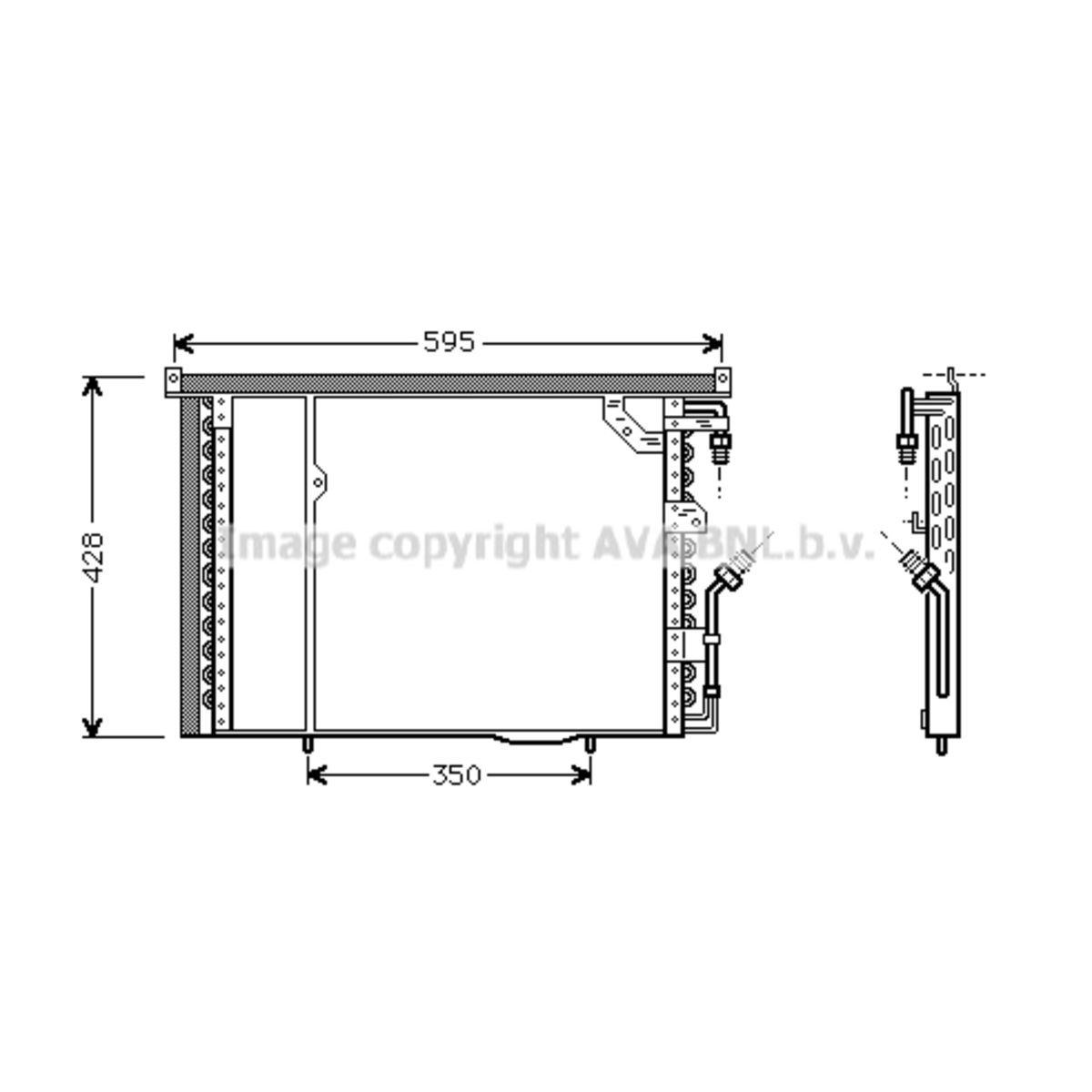 Image of Condensator, airconditioning