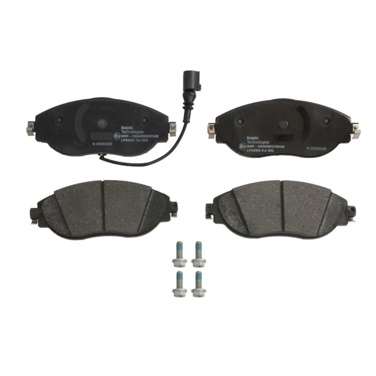 Delphi Set Di Pastiglie Freno Lp2250, Anteriore