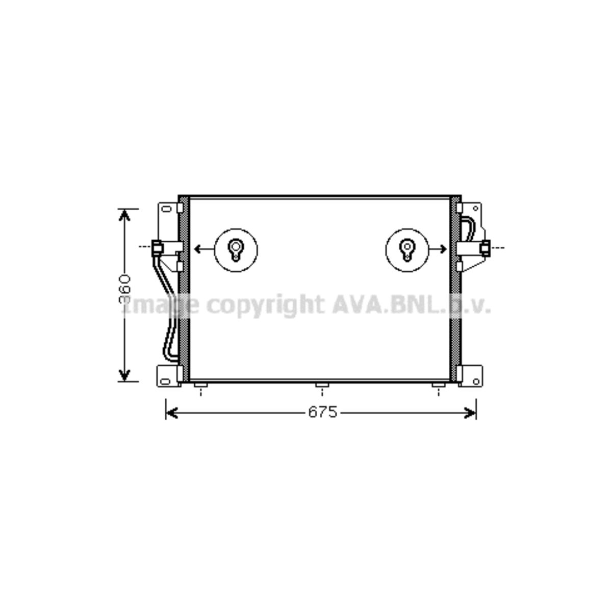 Image of Condensator, airconditioning   AVA