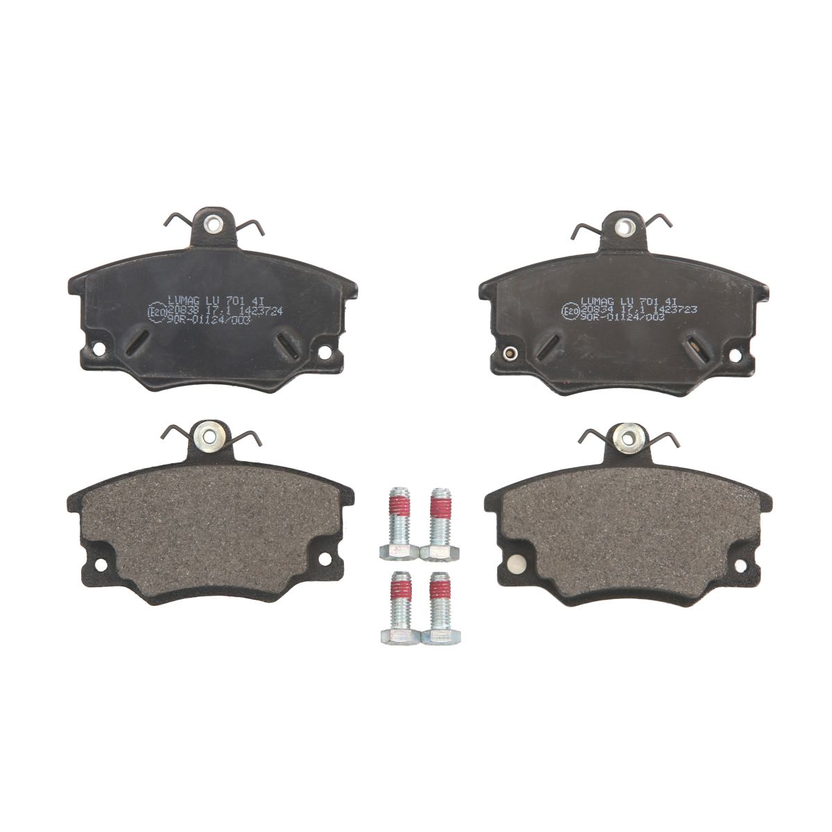 Bremsbelagsatz, Scheibenbremse BRECK 20833 00 701 10