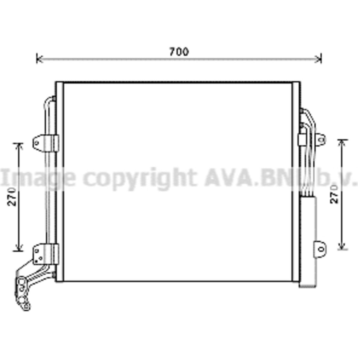 Image of Condensator, airconditioning   AVA