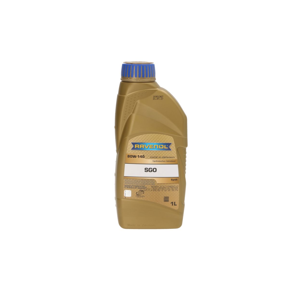 Huile de transmission RAVENOL 1222201 SGO 80W140 GL-5 1L