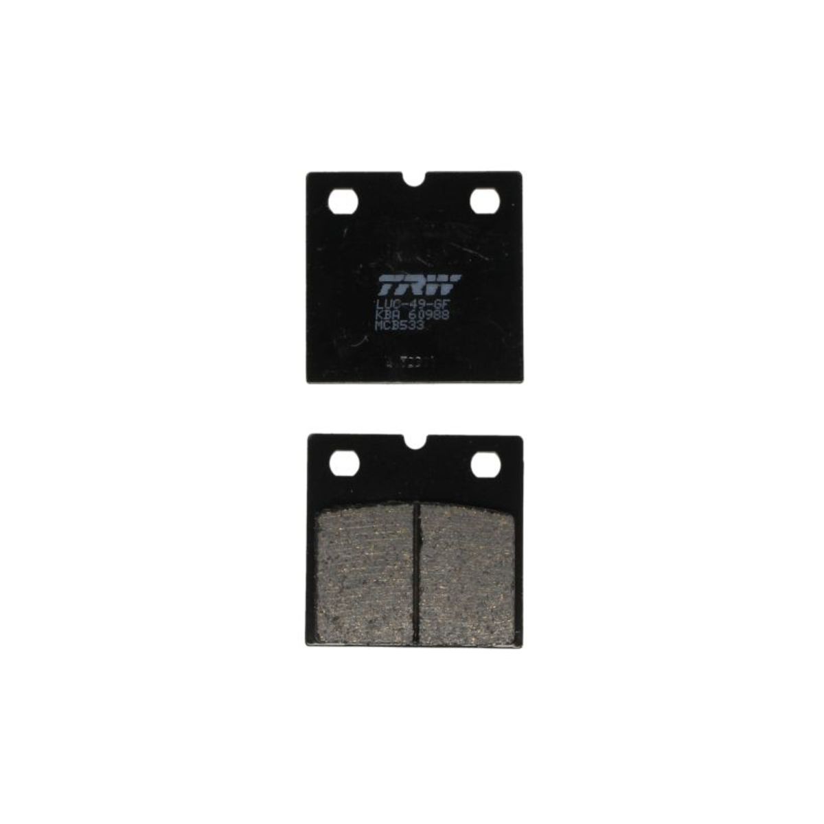 Jeu de plaquettes de frein TRW MCB533