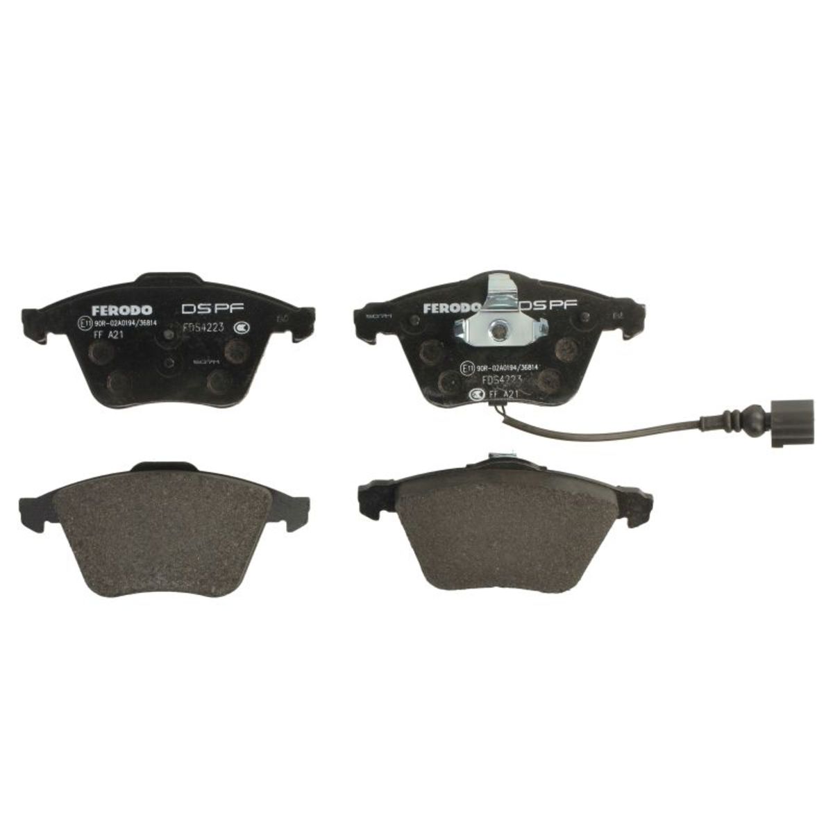 Jeu de plaquettes de frein FERODO Performance FDS4223, avant