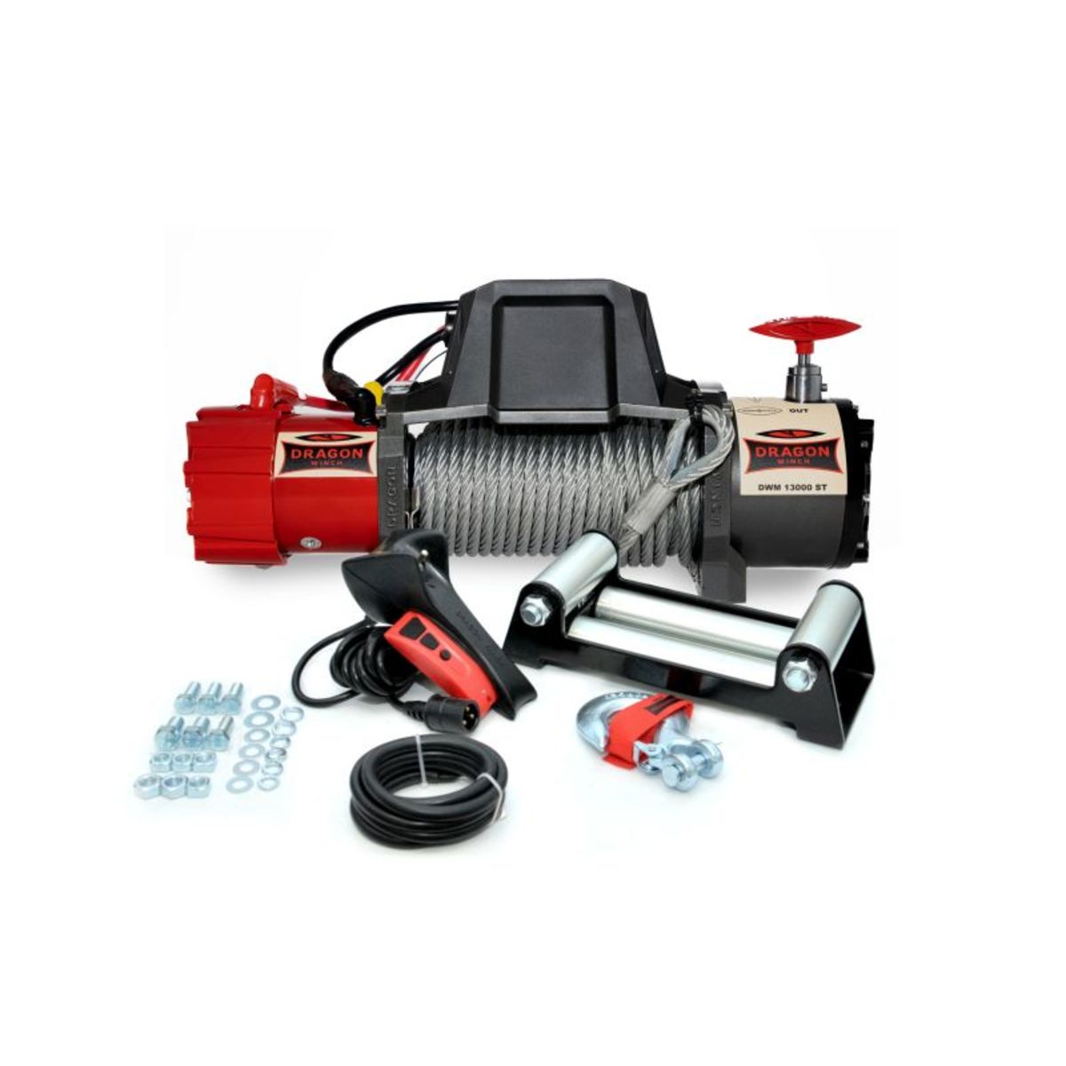 Treuil pour véhicules tout-terrain DRAGON WINCH DWM13000ST