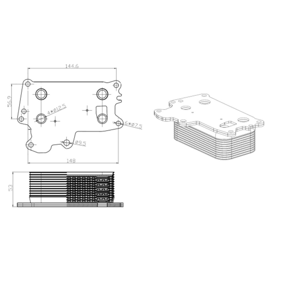 Image of Olie radiator, motorolie