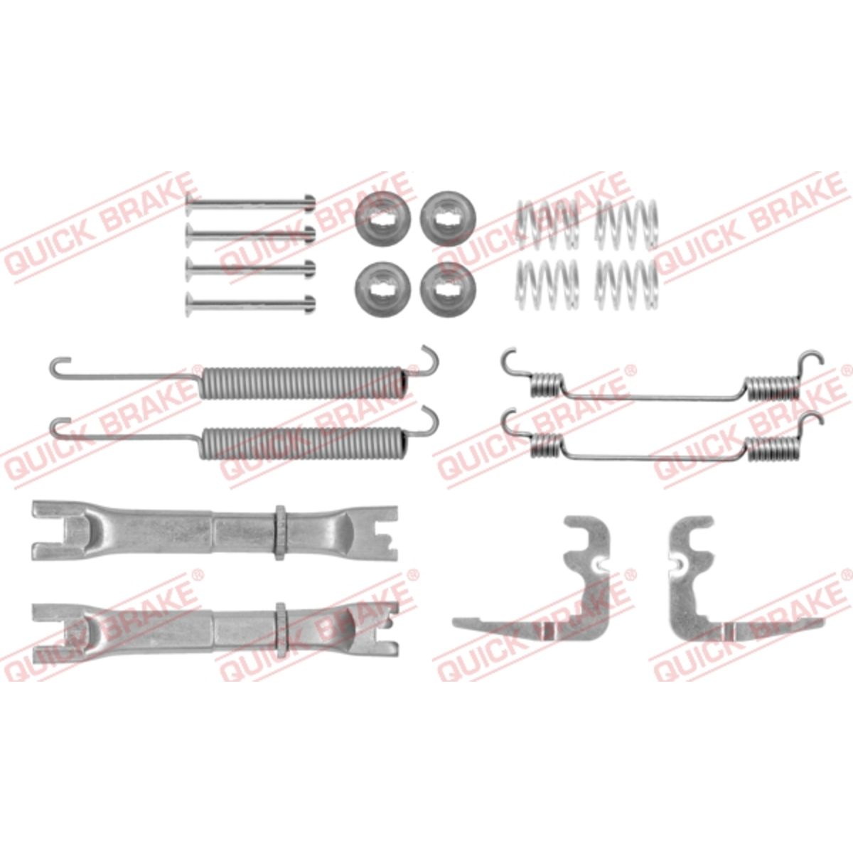 Zubehörsatz, Bremsbacken QUICK BRAKE 105-0806S
