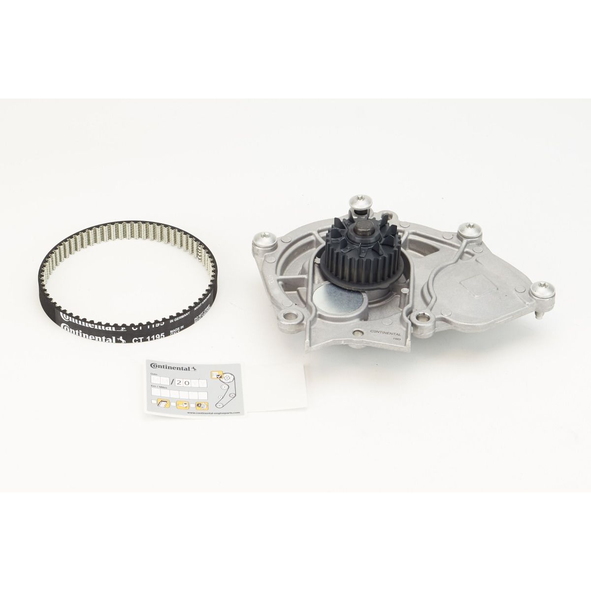 Image of Waterpomp+distributieriem set CONTINENTAL