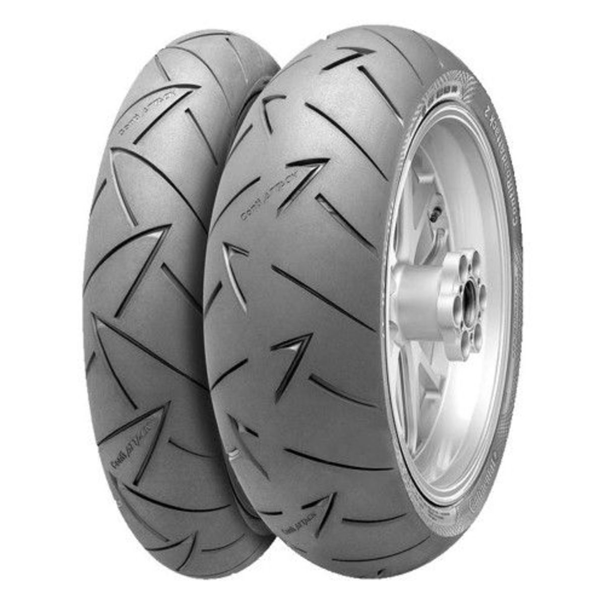 CONTINENTAL ContiRoadAttack 2 130/80R17 TL 65V, Pneu moto Arrière