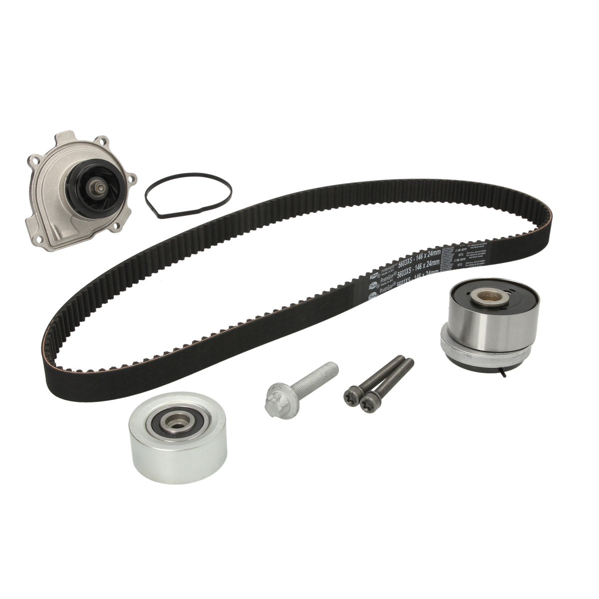Image of Waterpomp + distributieriem set PowerGrip®