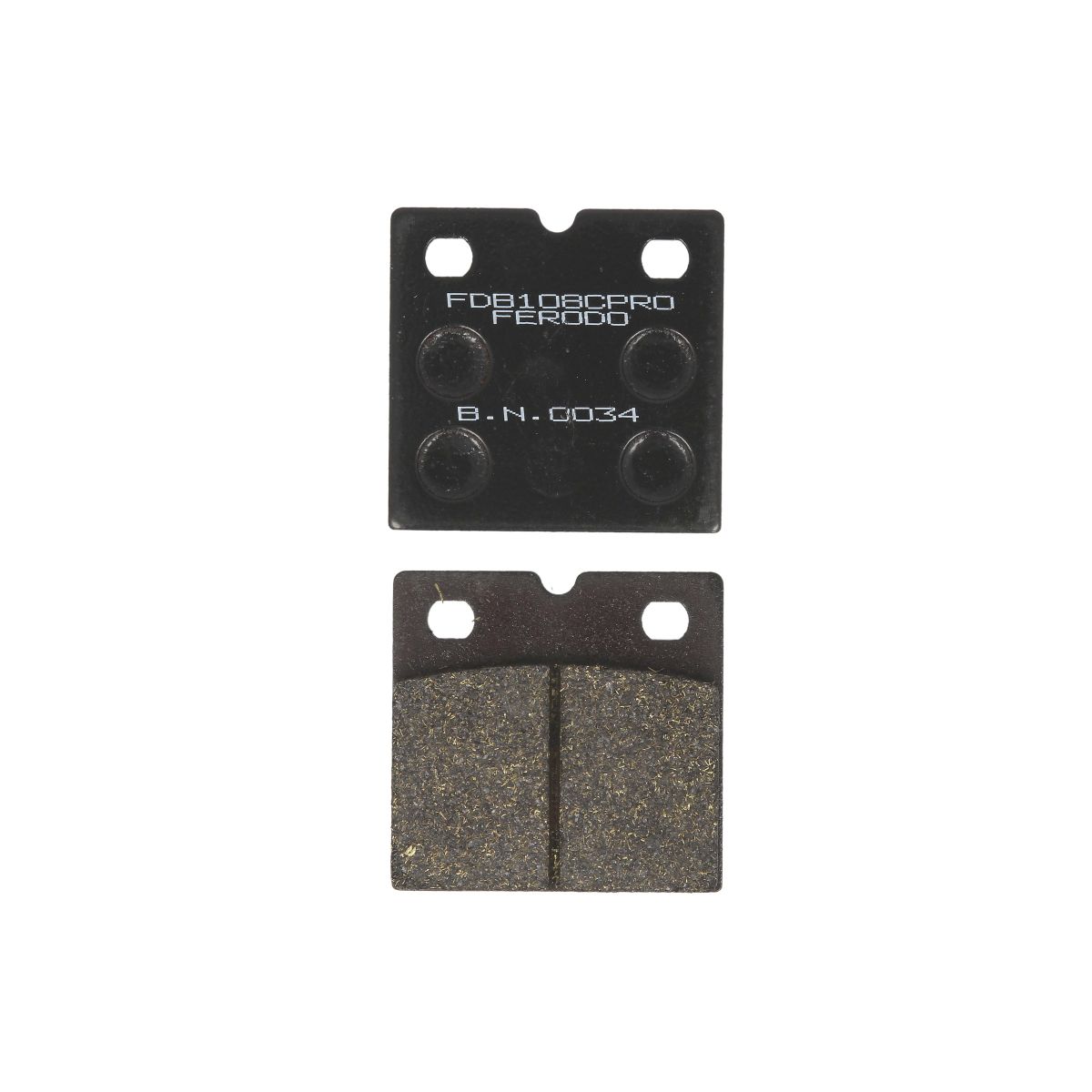 FERODO FDB108CPRO brake pad set without road license