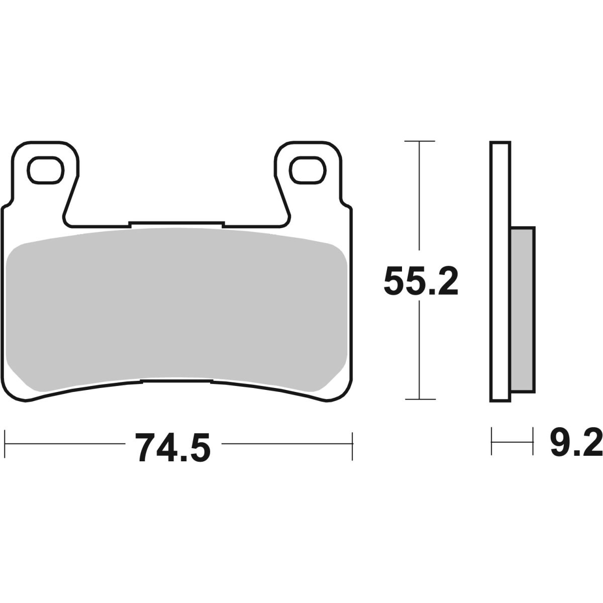 Brake pad BREMBO 07HD20SA