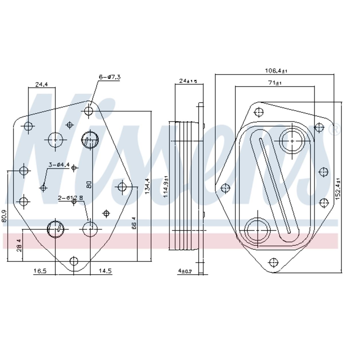 Olie radiator, motorolie
