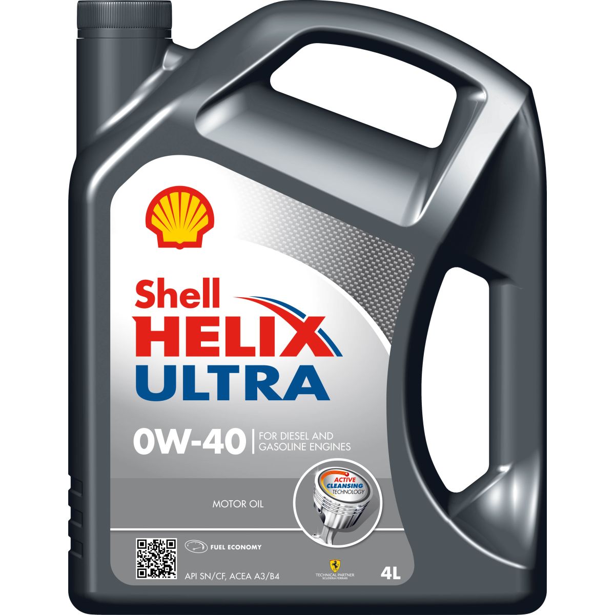 Huile moteur SHELL Helix Ultra 0W40, 4L