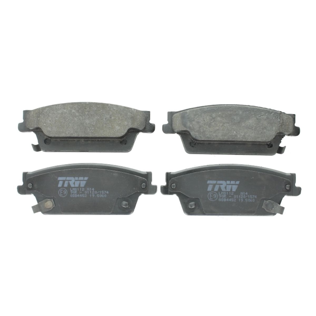 Trw Bremsbelagsatz Hinten Gdb4452