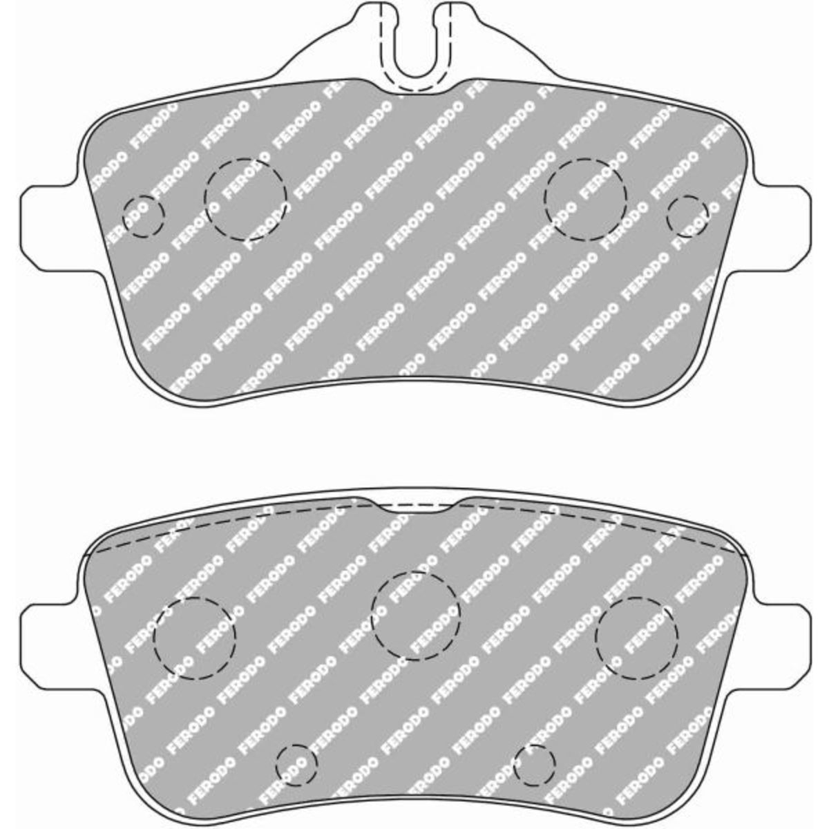 Plaquettes de frein sport non homologuées FERODO FCP4587H