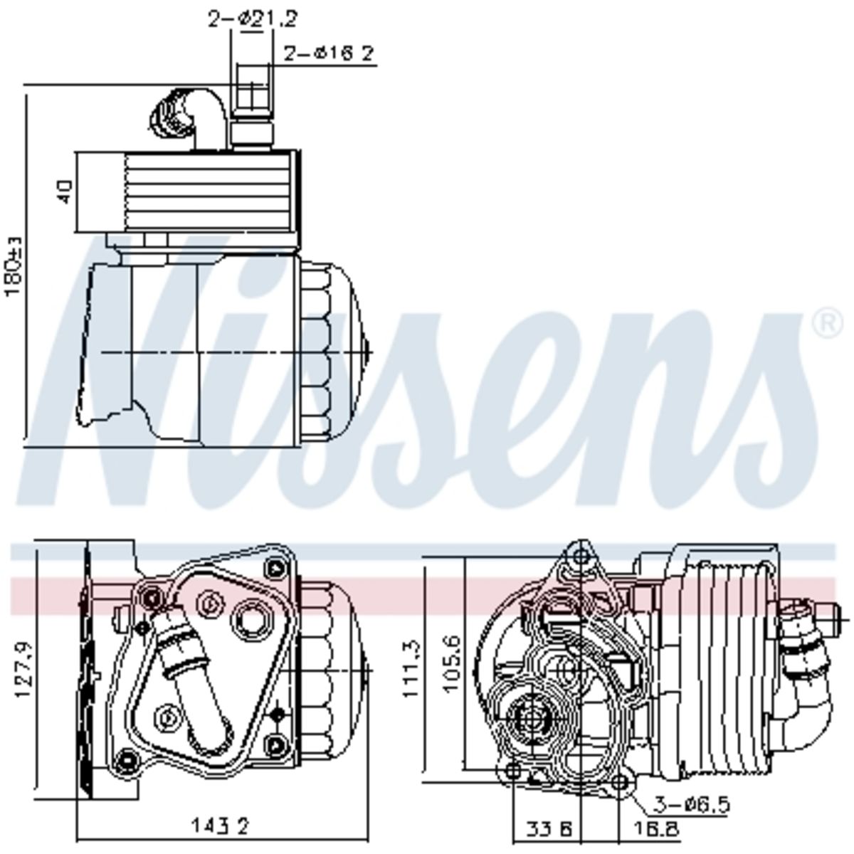 Olie radiator, motorolie
