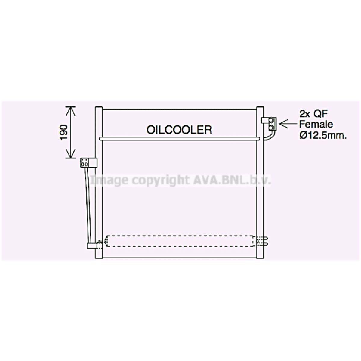 Image of Condensator, airconditioning   AVA