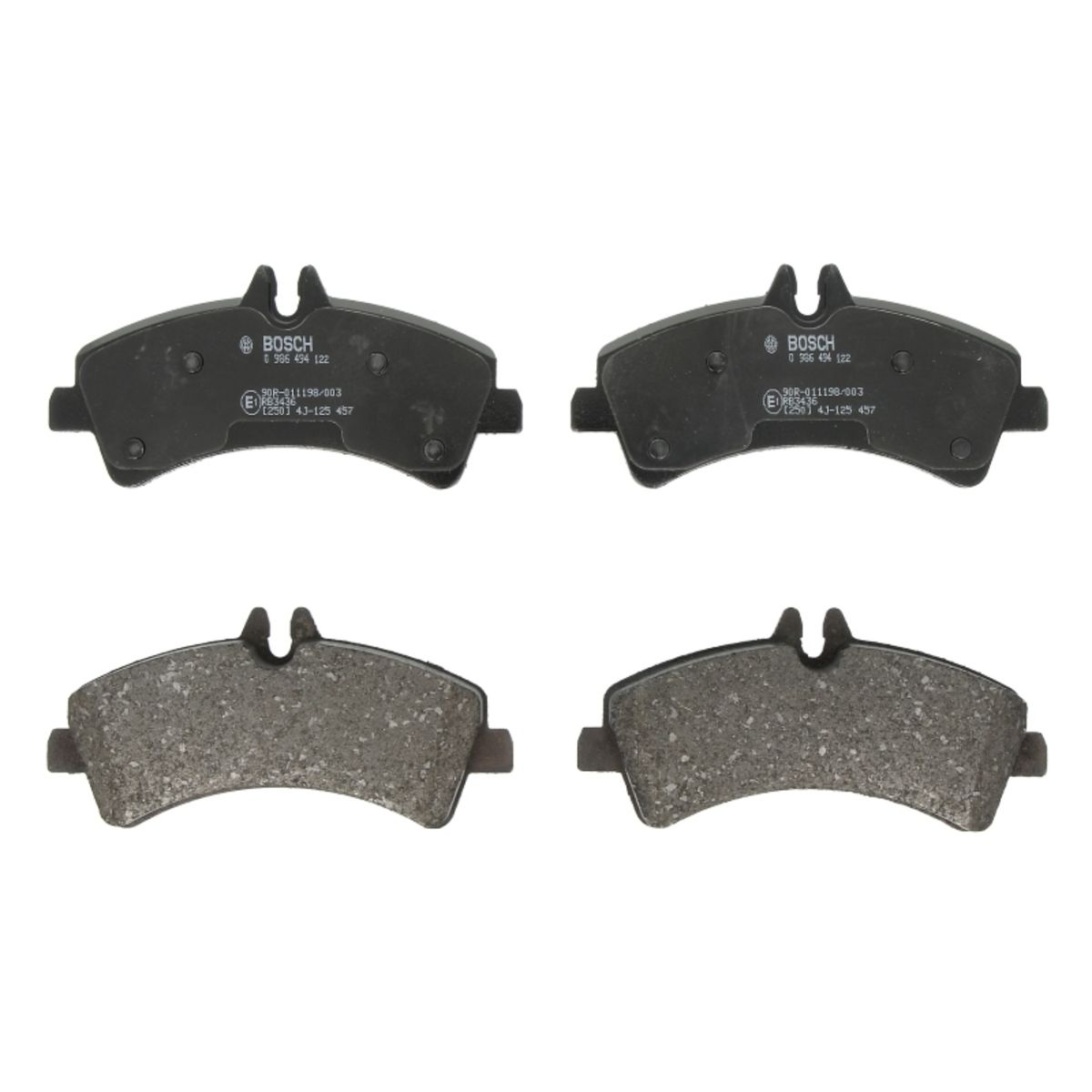 Bosch Jeu De Plaquettes De Frein 0 986 494 122, Arrière