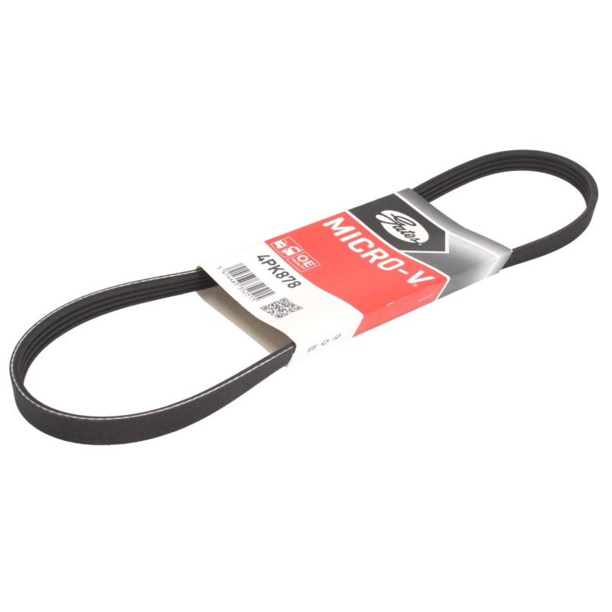 Nero Cinghia Poly-V Gates 4Pk878
