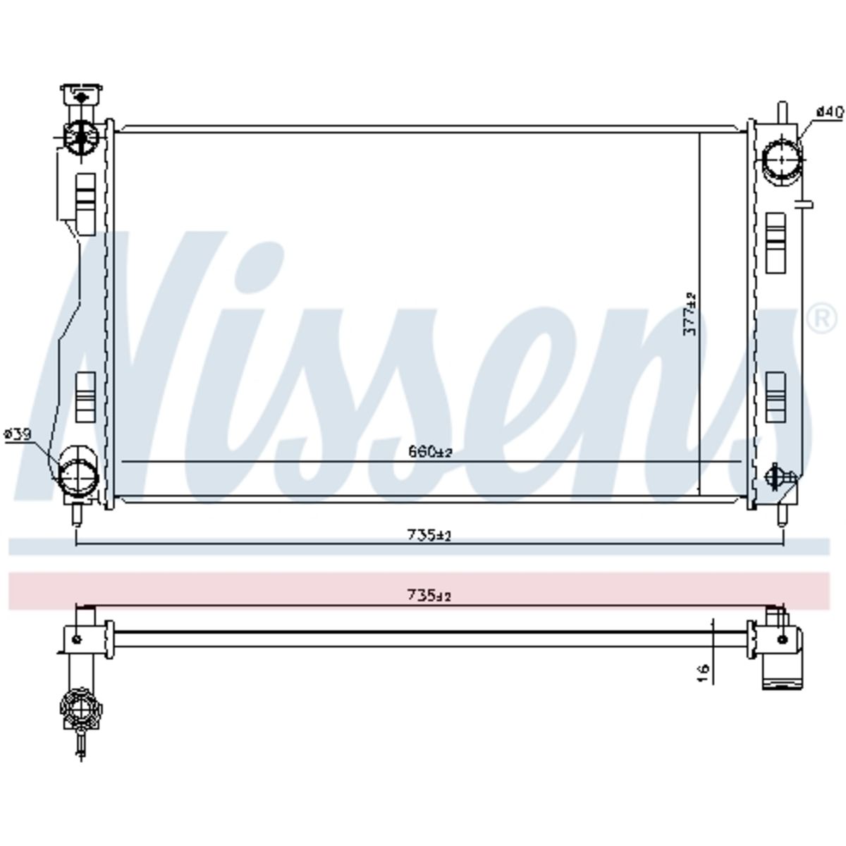 Image of Radiator, motorkoeling