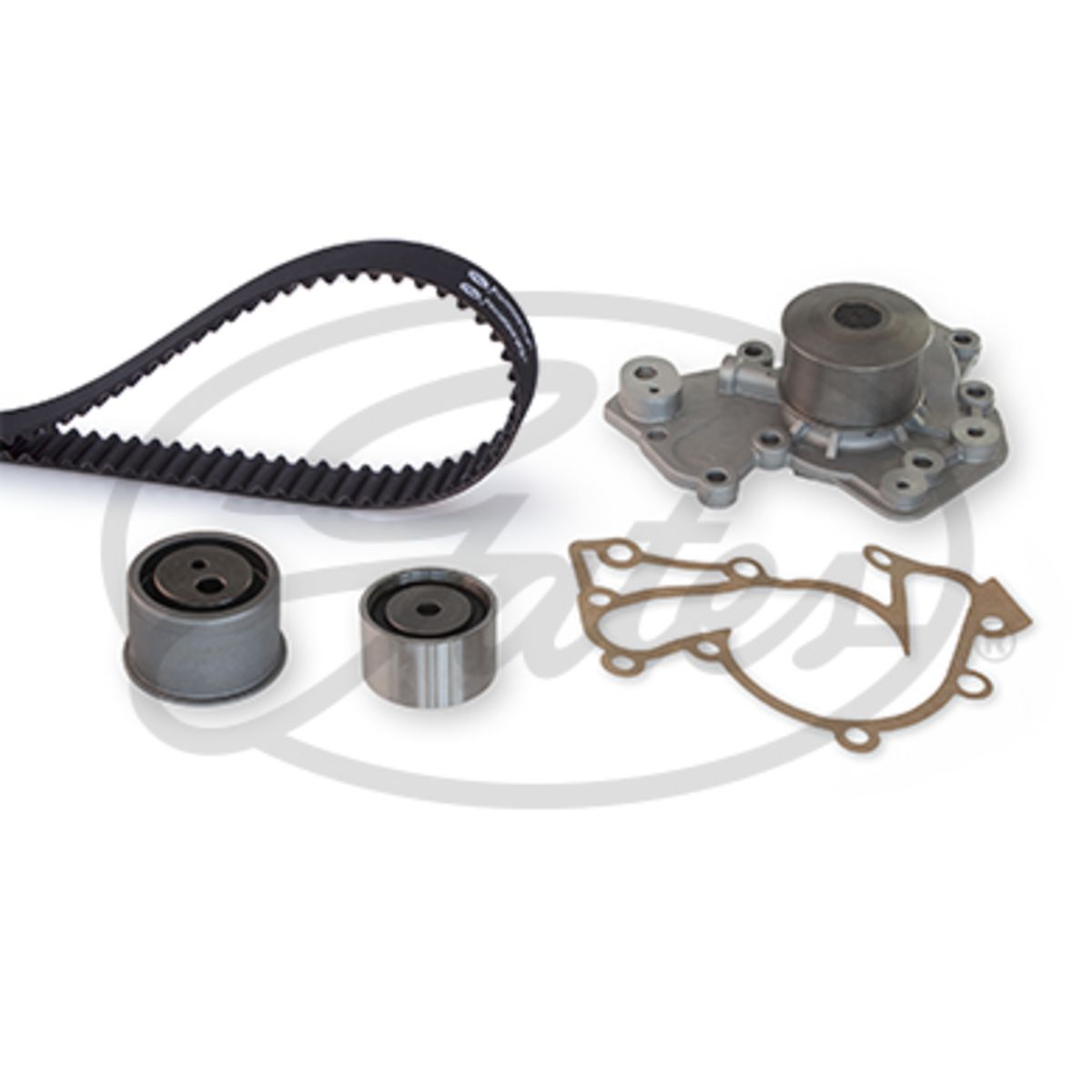Image of Waterpomp + PowerGrip distributieriem set