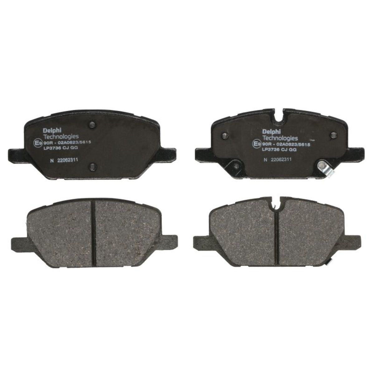 Bremsbelagsatz, Scheibenbremse LP3736 DELPHI für OPEL INSIGNIA B Grand Sport - Bild 7