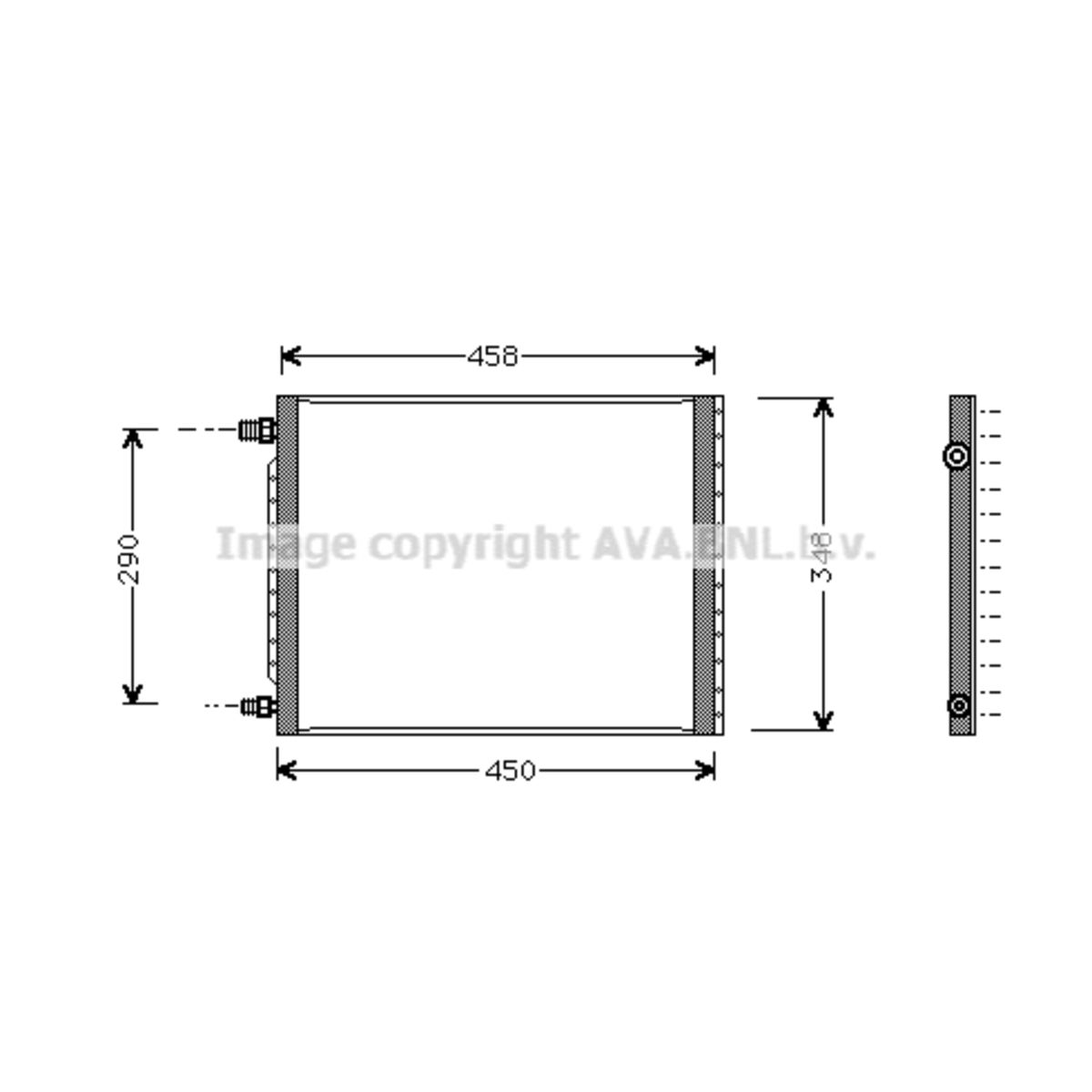 Image of Condensator, airconditioning   AVA