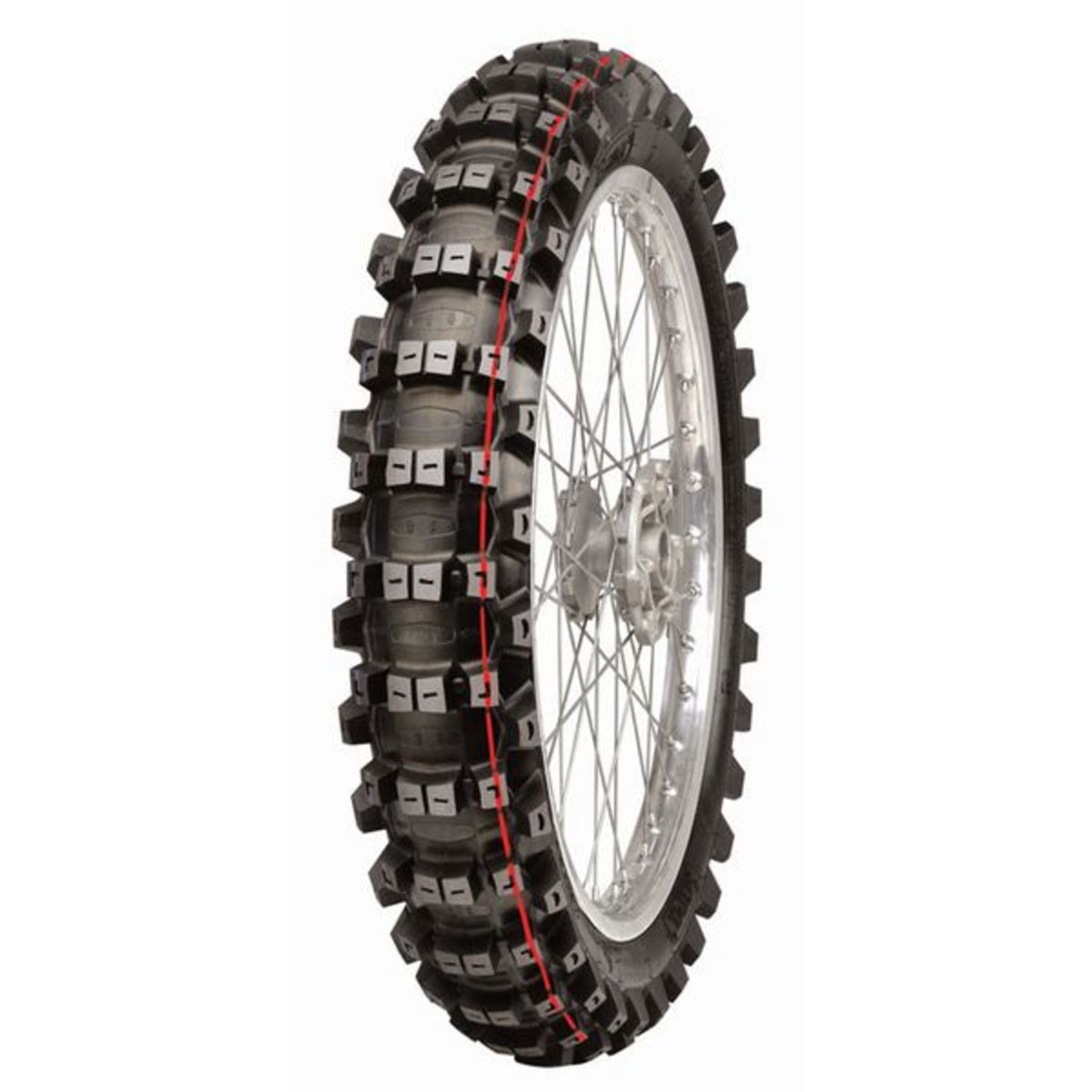 MITAS C30 TERRACROSS MID SOFT TERRAIN RED 100/90-19 TT 57M, Pneu moto Arrière